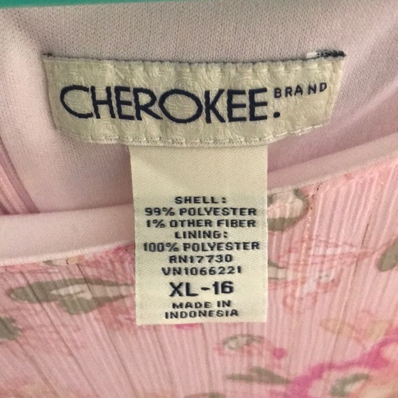 Pink paisley print dress by Cherokee - Picture 5 of 8